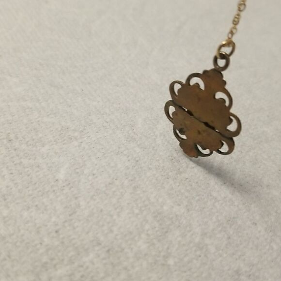 Vintage cameo pendent with 12k gold chain - Picture 11 of 13